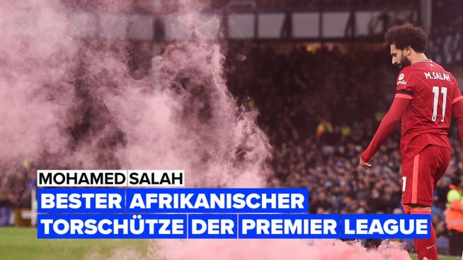 Mohamed Salah ist der afrikanische Spieler mit den meisten Toren in der Geschichte der Premier League