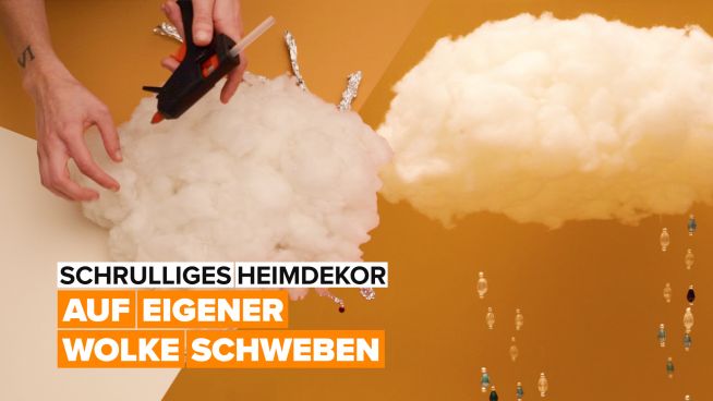 Schrullige Wohnkultur: Hängende Wolke