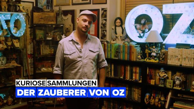 Dieser Mann hat mehr als 10.000 Artikel in seiner „Zauberer von Oz“-Sammlung!